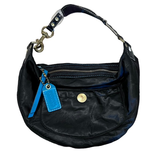 Coach Nylon and Leather Trim Shoulder Bag - Picture 2 of 14